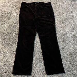Jones New York Dark Brown Corduroy Pants